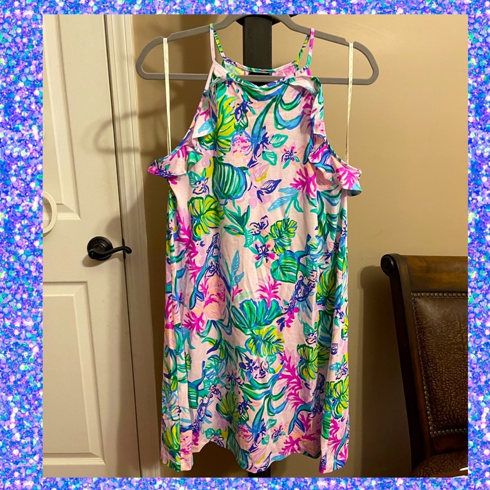 💜🌸Lilly Pulitzer - Billie Ruffle Dress - Medium🌸💜
